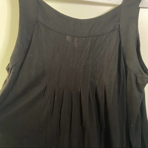 Anthropologie Meadow Rue Black Basic Flowy Tank - Picture 5 of 5